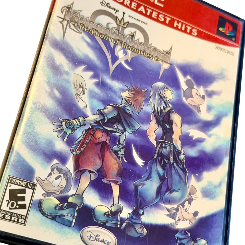 Kingdom Hearts Re:Chain of Memories PS2 PlayStation 2 Greatest Hits CIB Tested